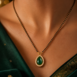 AD Doublet Green Mangalsutra