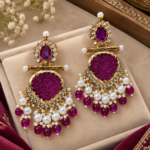 Arohi Trendy Earrings - Purple