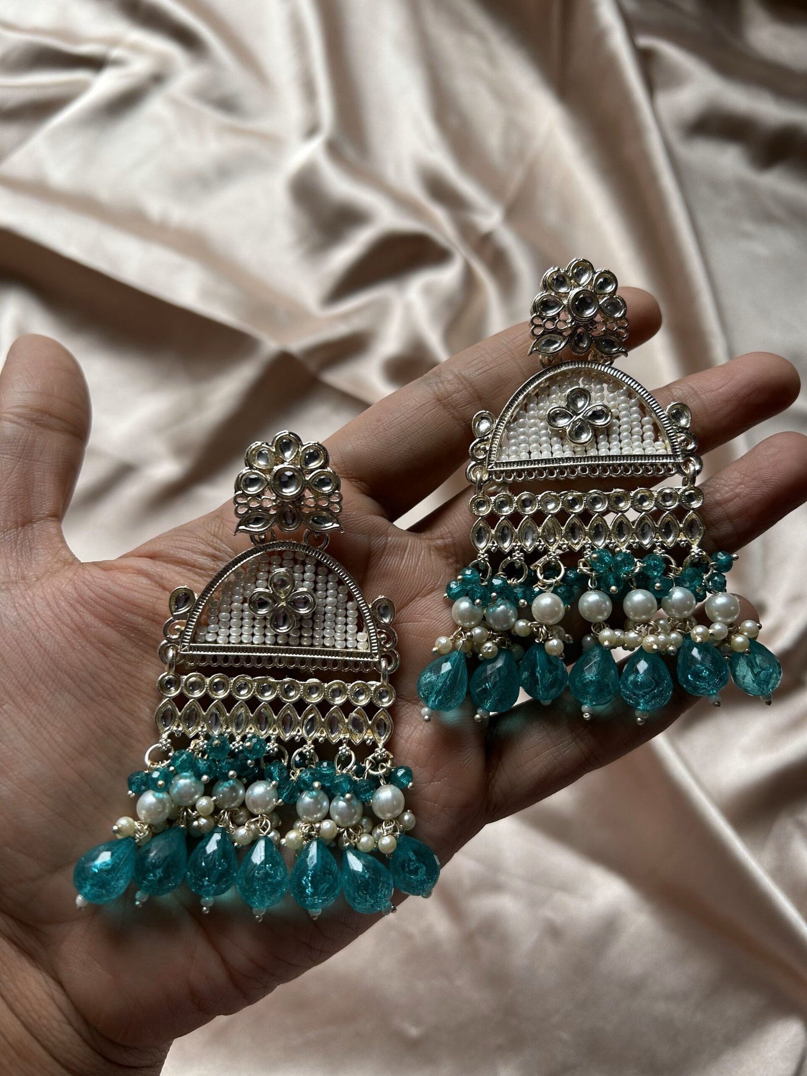 Ethnic Earrings - Blue
