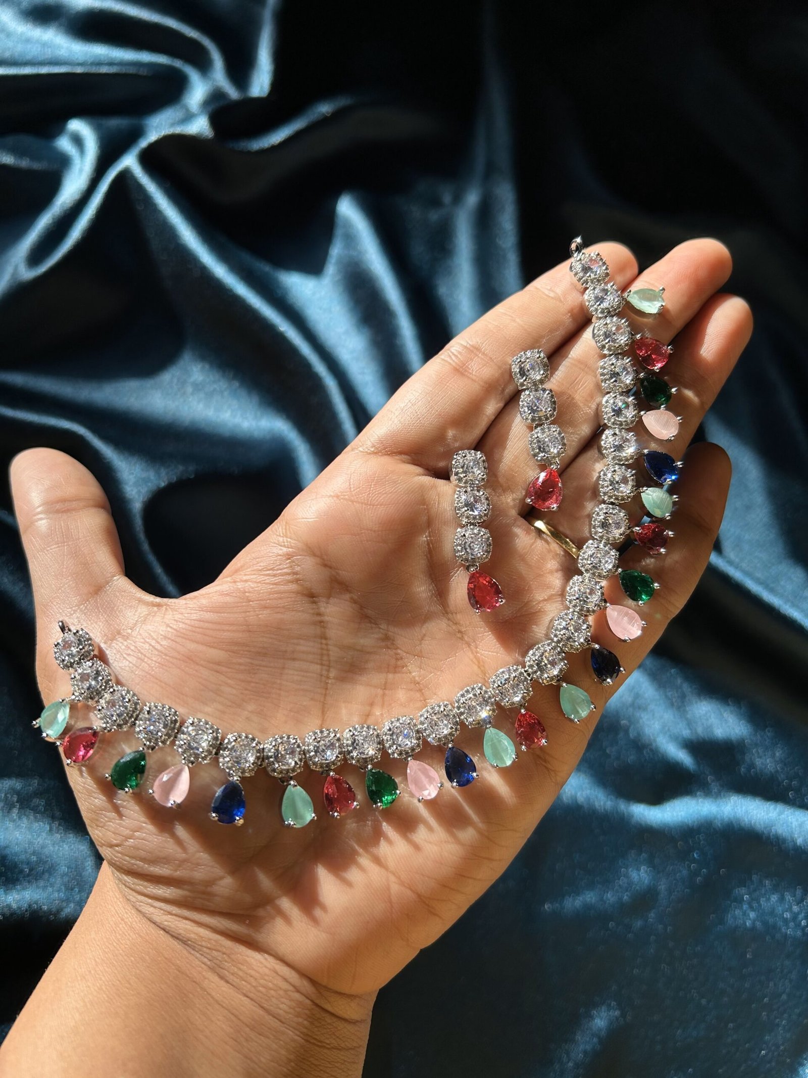 AD Necklace Set - Multi