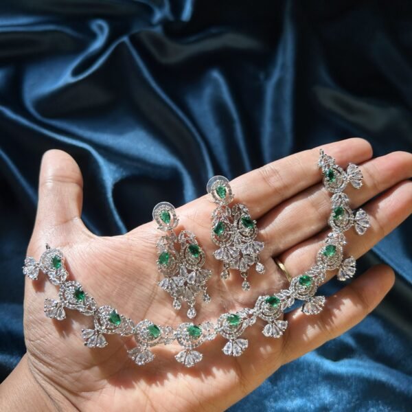 AD Necklace Set - Green