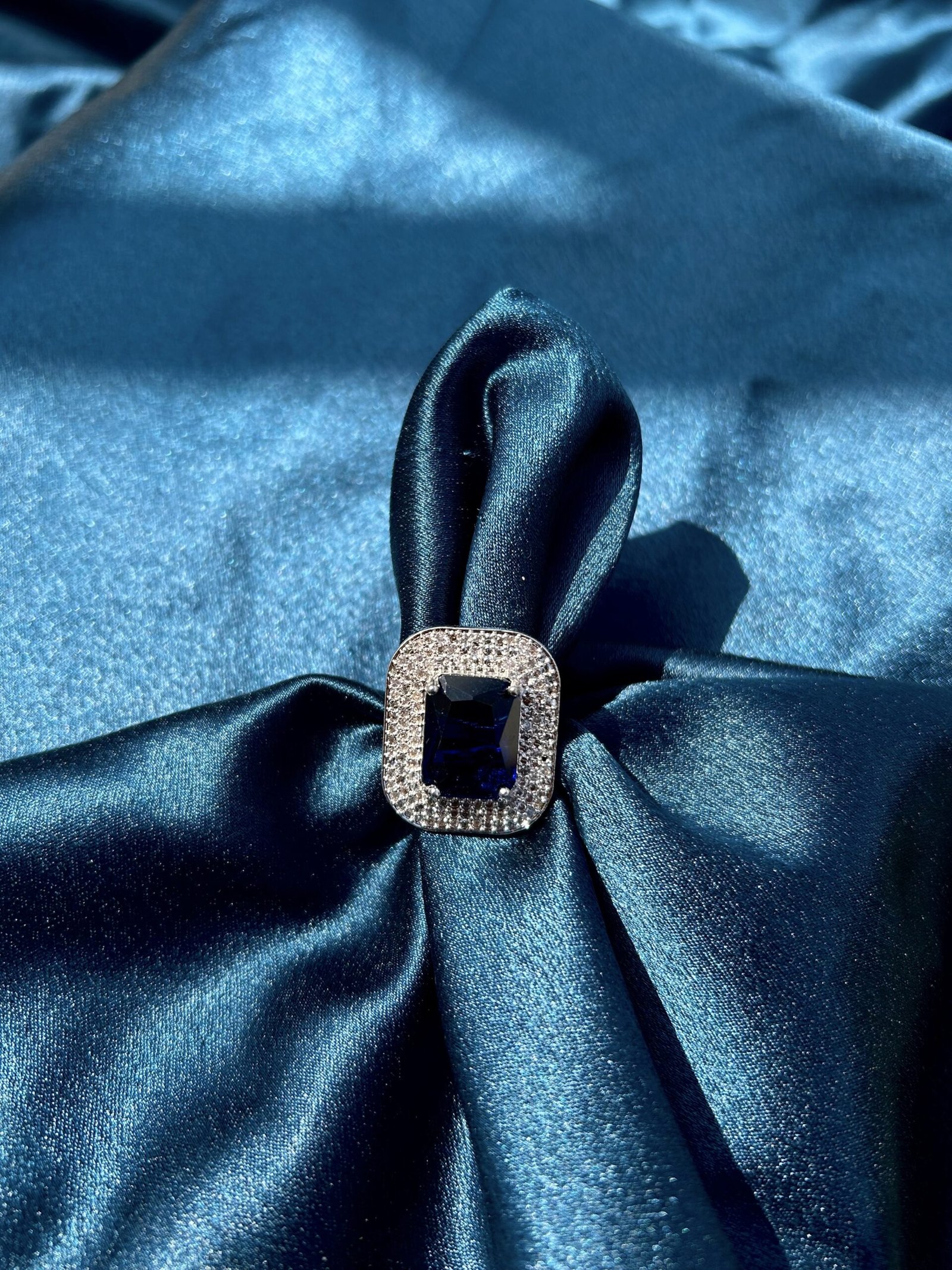AD Ring Square - Blue