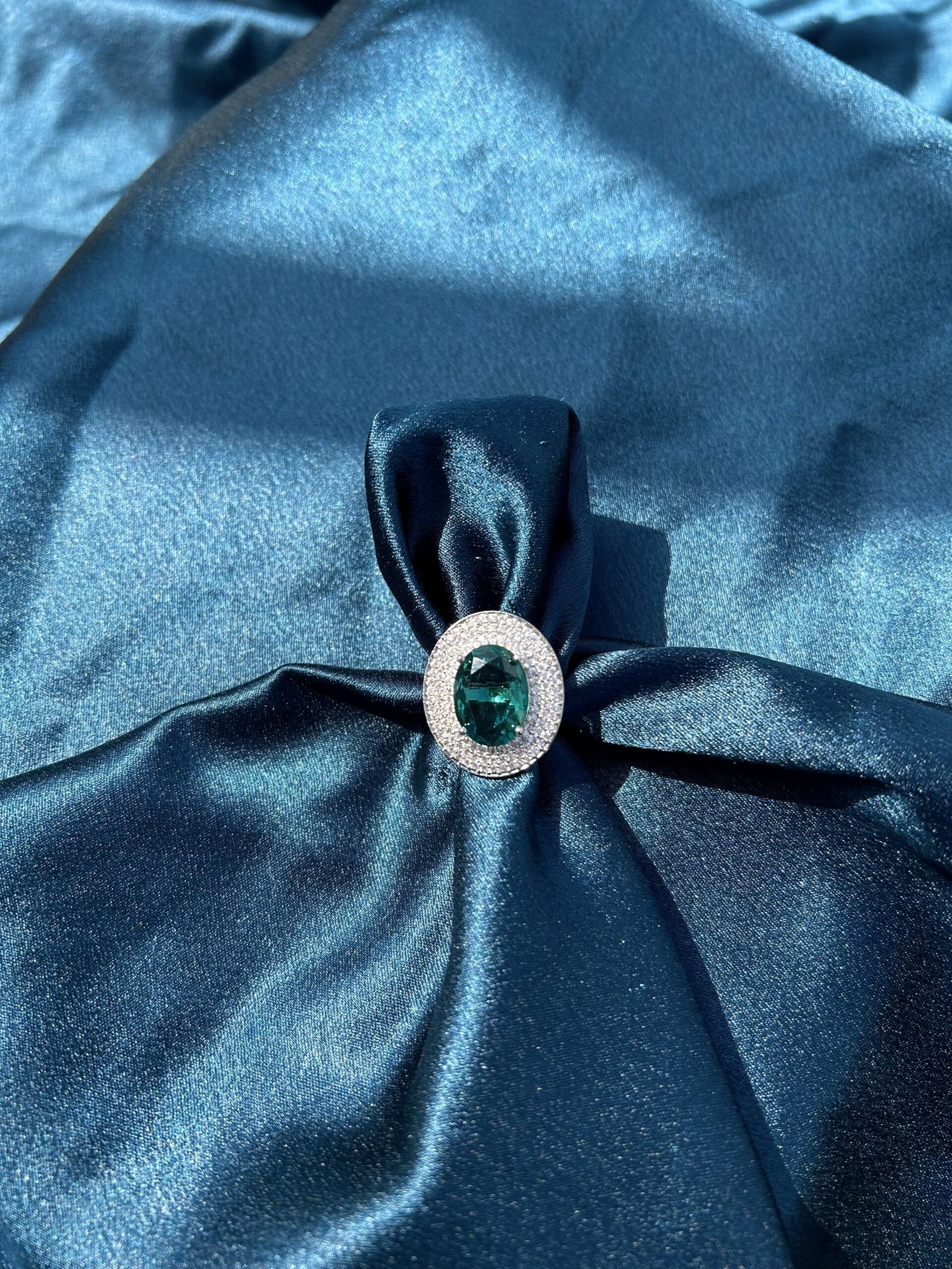 AD Ring Oval - Sea Green