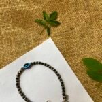 Black Anklet with evil eye
