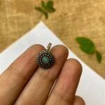 Oxidise Round Nose Pin