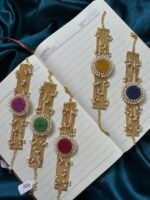 Brass Druzy Stone Bracelet - Image 2