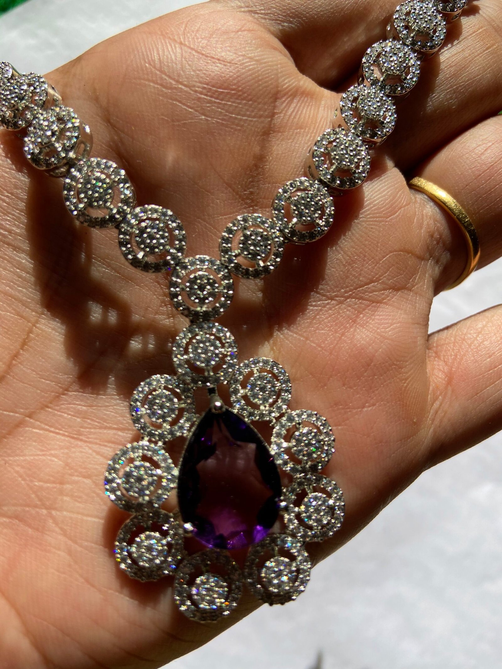 Purple AD Necklace