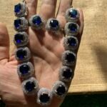 Emerald Blue AD Necklace
