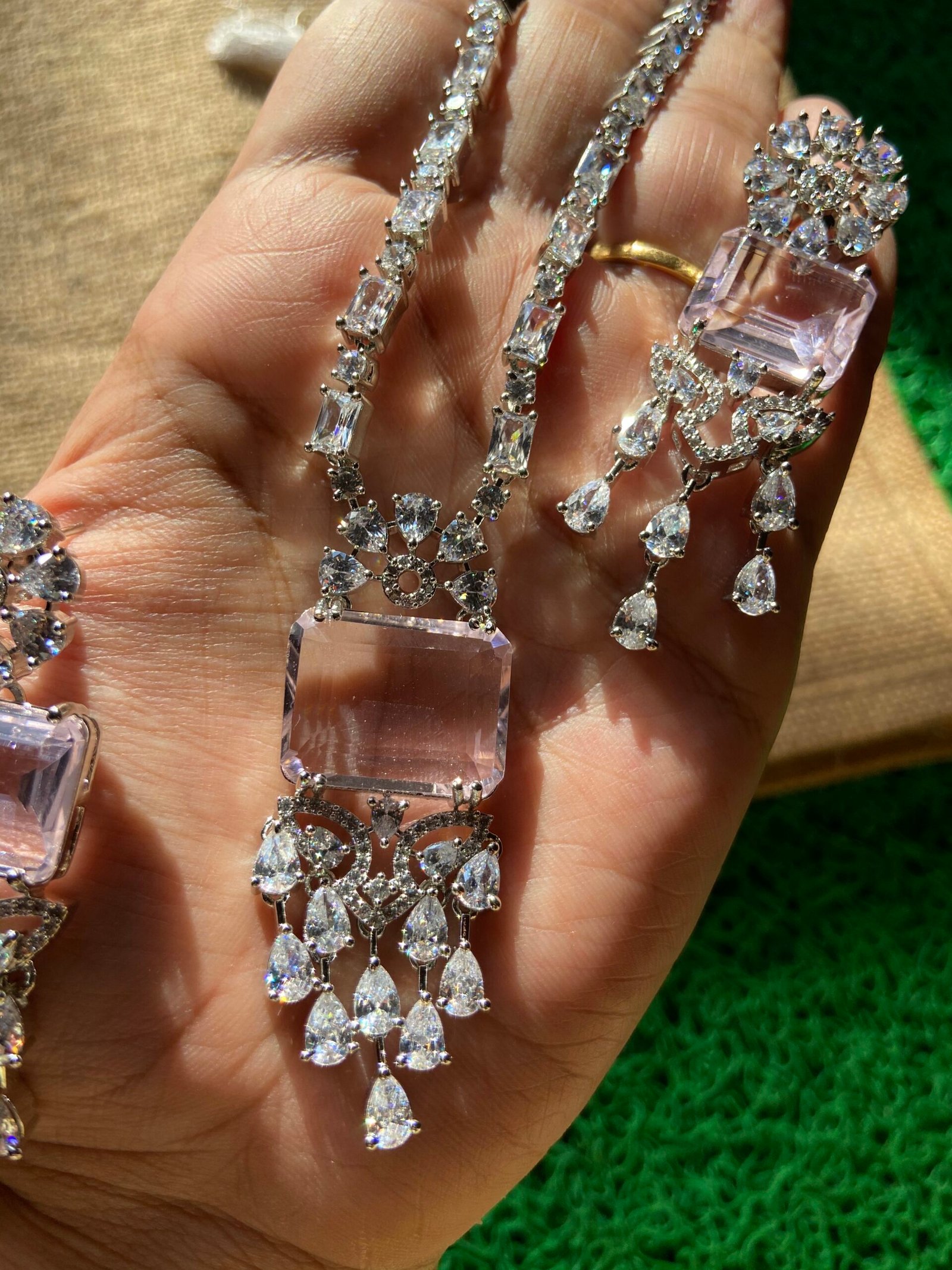 Baby Pink AD Necklace