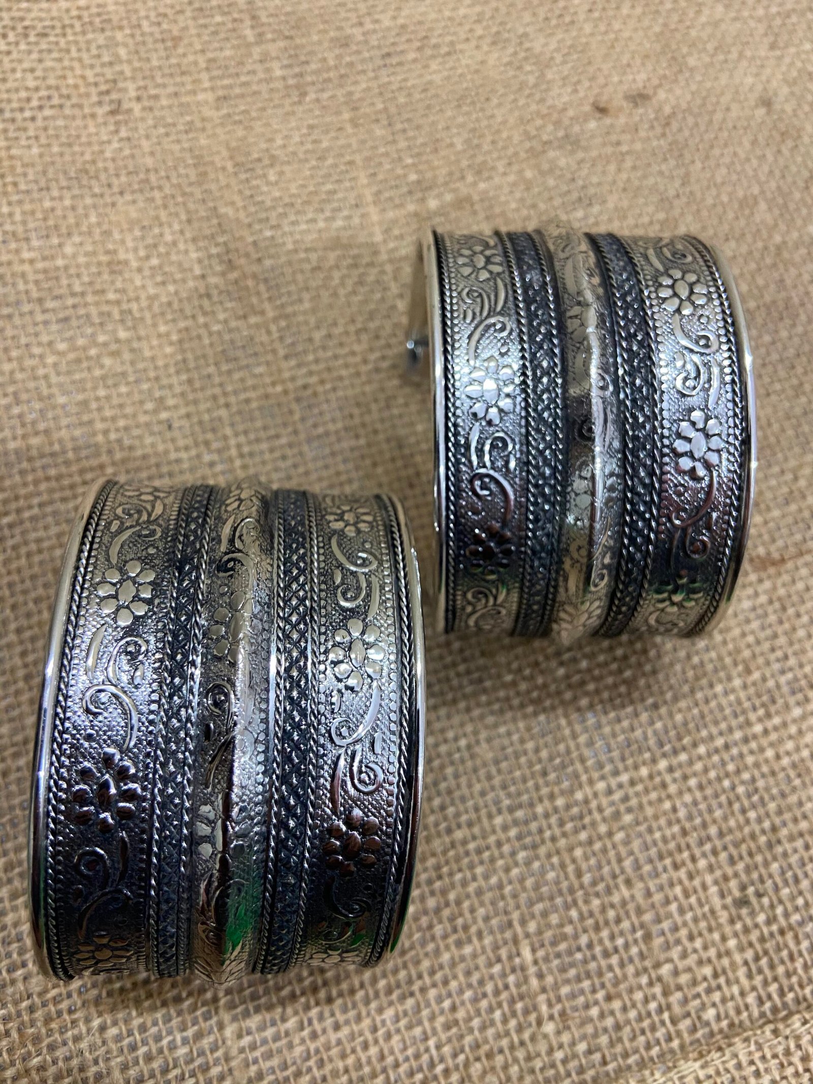 Oxidise Brass Bracelet - Pair of two
