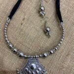 Oxidise Choker Set With Beautiful Pendant