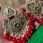 Red Kundan Earrings