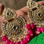 Rani Pink Kundan Earrings