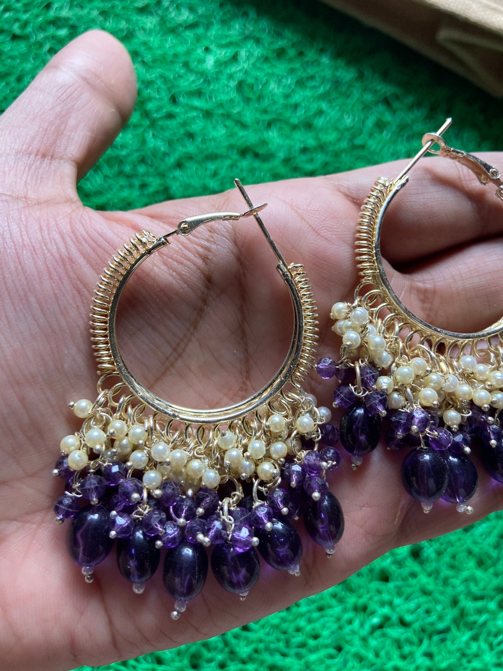 IMG_6027-scaled-1.jpg Violet Beads Earrings - Image 1