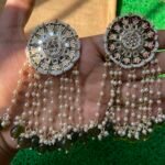 Chakri Earrings - Olive Green