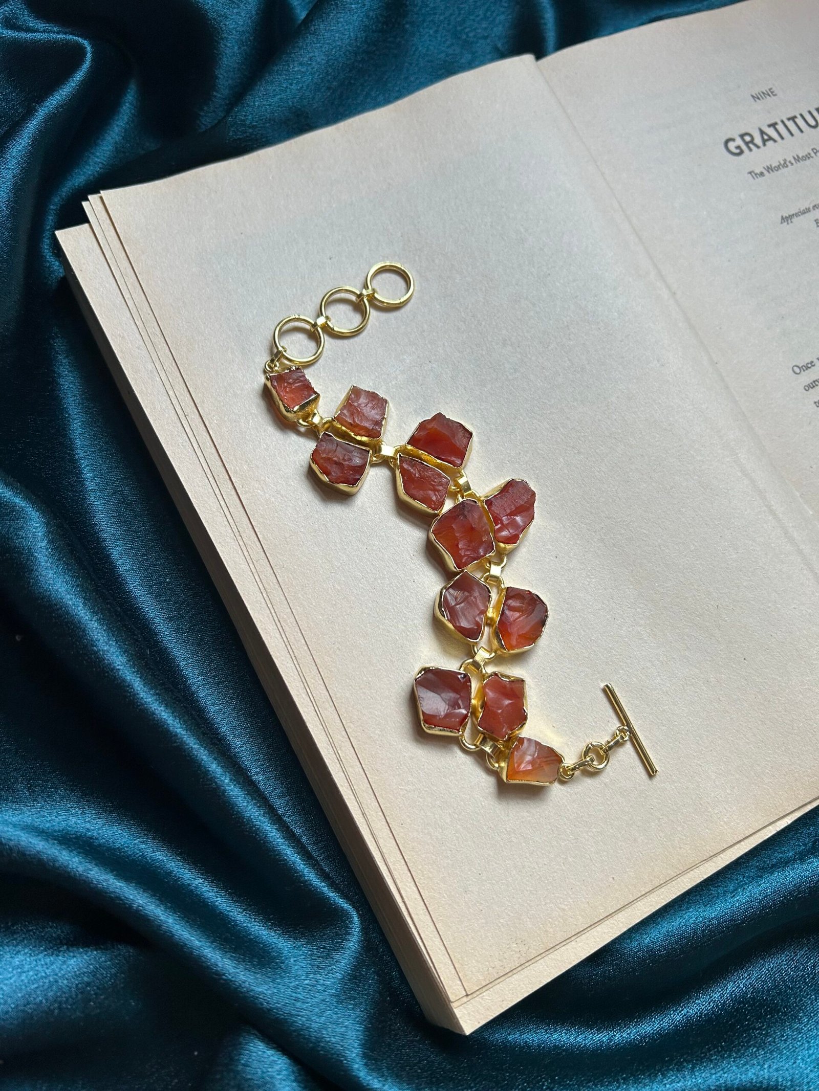 IMG_7307 Brass Natural Stone Rust Bracelet - Image 1