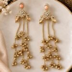Kashmiri Earrings - Orange