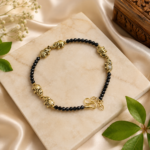 Oxidise Anklet With Elephants