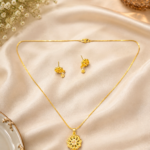Daily Wear Chain Penadant With Earrings
