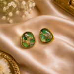 Copper Green Studs
