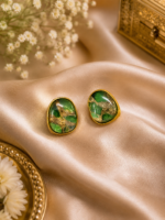 Copper Green Studs