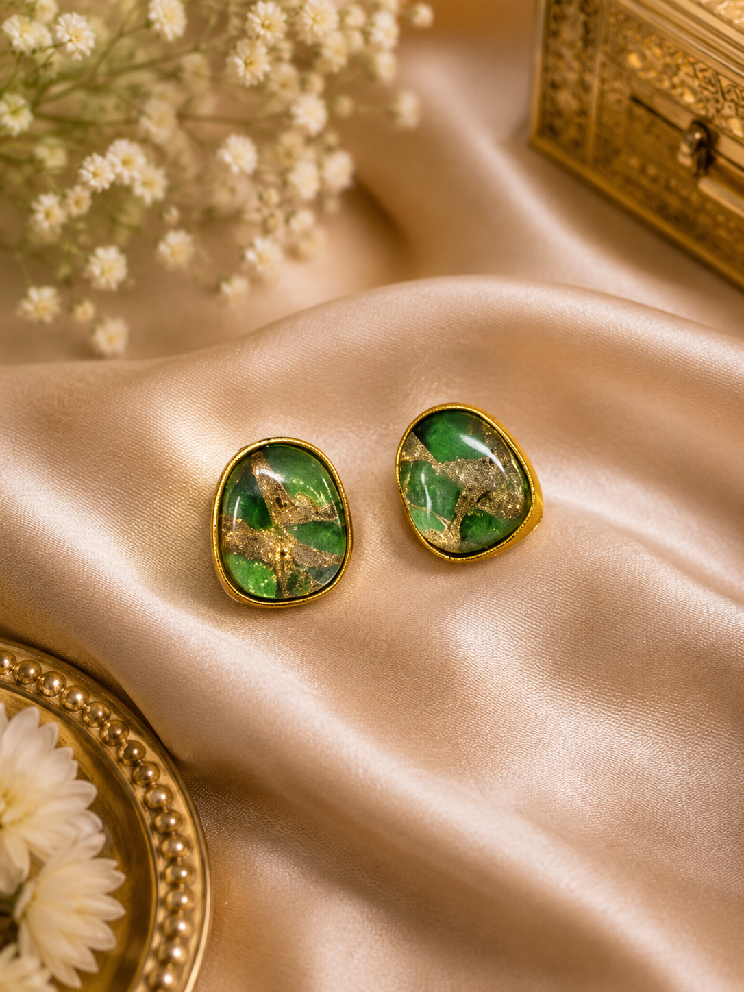 ed05ebf1-c851-40f0-a160-6db4a9cad21f.png Copper Green Studs - Image 1