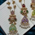Kashmiri Long Necklace - Sea Green