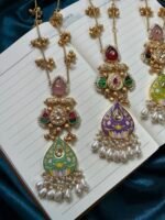 Kashmiri Long Necklace - Sea Green