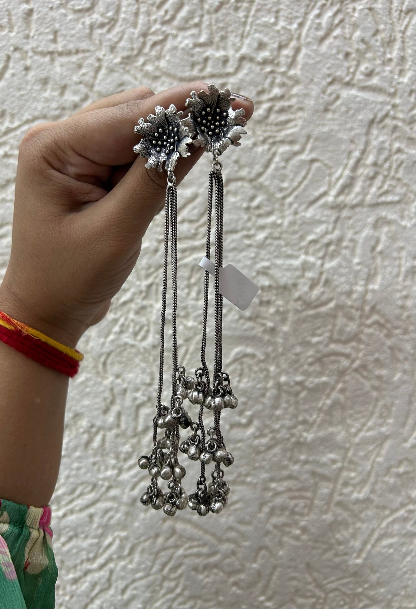 Kashmiri Silver Earrings