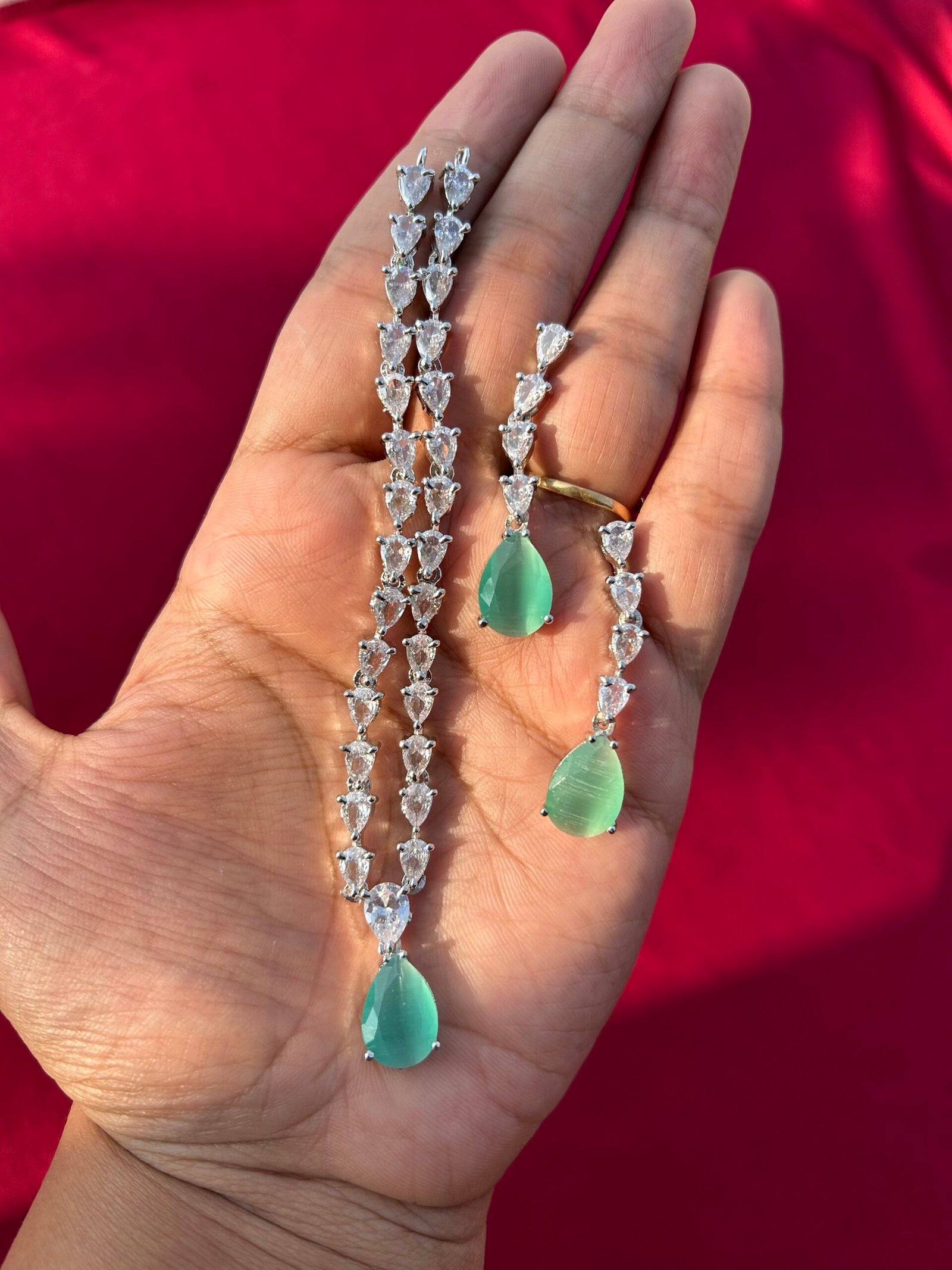 Deepika Neckpiece- Mint Green