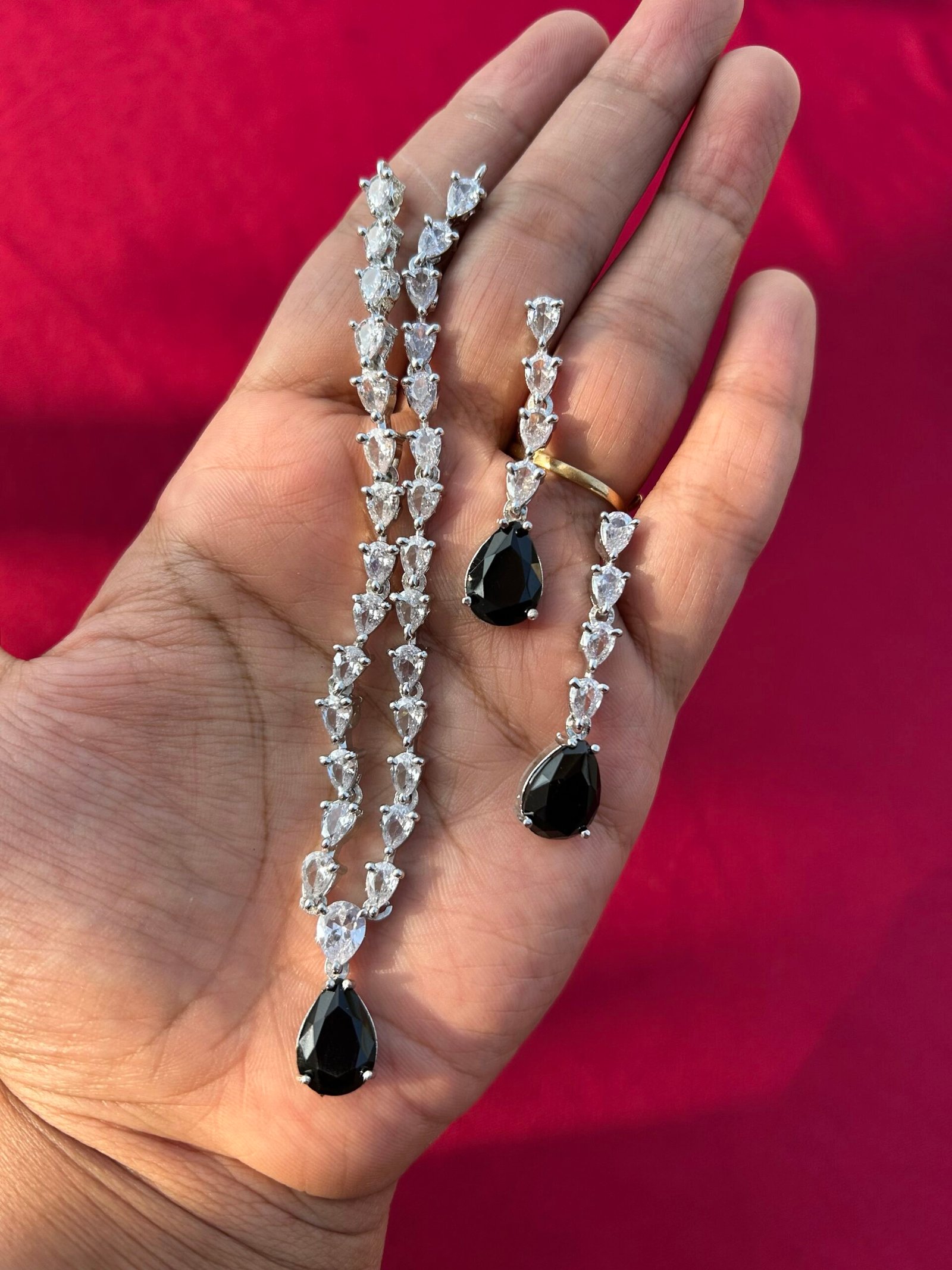 Deepika Neckpiece - Black