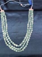 Monalisa Stone 3 Line Mala - Mint - Image 2