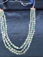 Monalisa Stone 3 Line Mala - Mint - Image 3