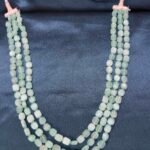 Monalisa Stone 3 Line Mala - Mint