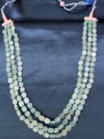 Monalisa Stone 3 Line Mala - Mint - Image 5