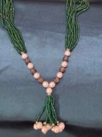 Beautiful Crystal Pearl Mala - Green - Image 5