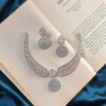 AD Necklace Set - Pink