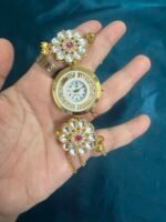 Women Dial & Bracelet Style Straps Analogue Watch - W1 - Image 3