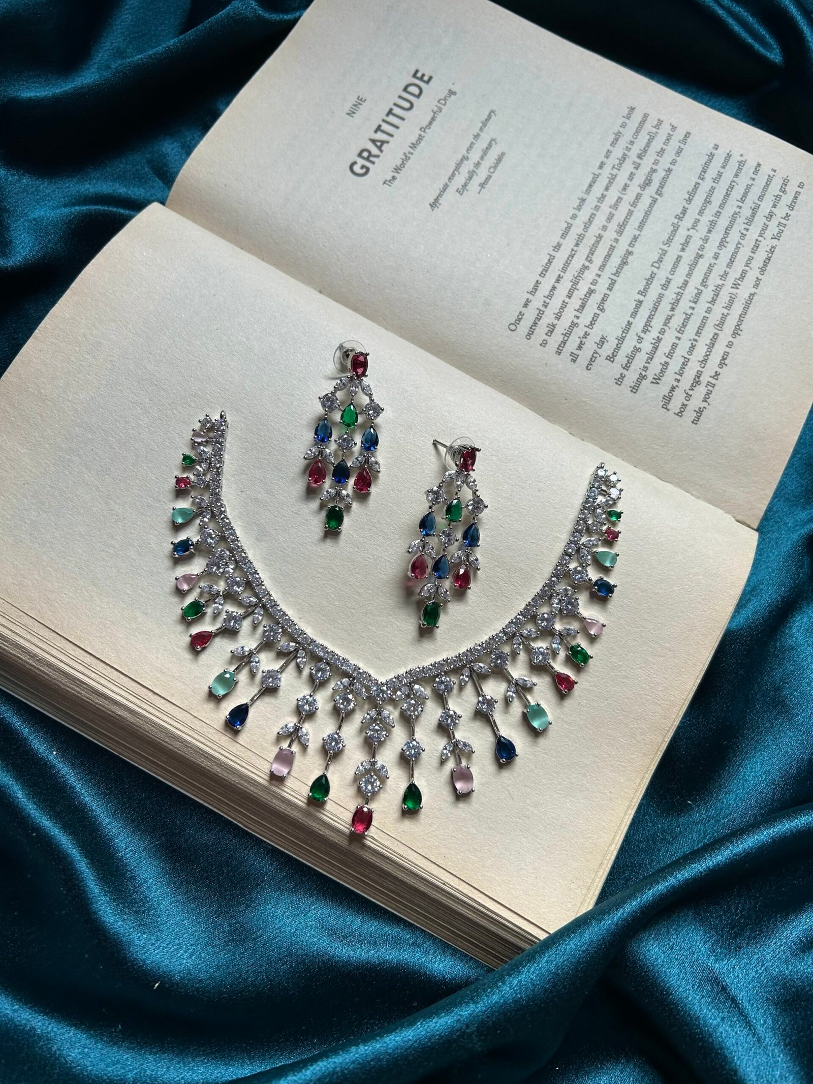 AD Necklace Set - Multi