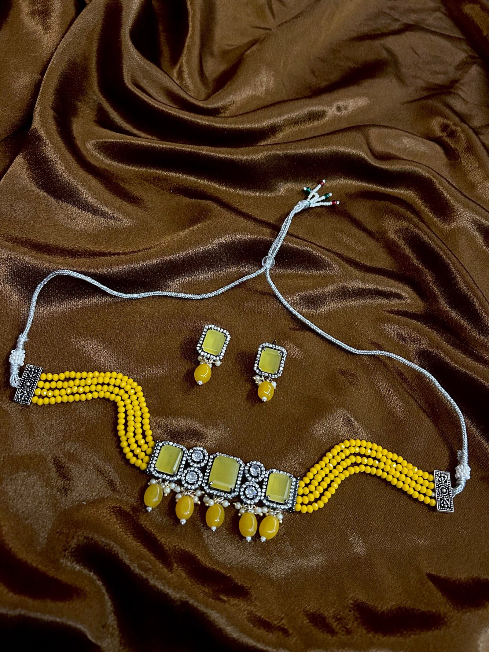 Etnic Choker Set - Yellow