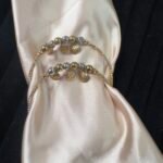 AD Daily Wear Bracelet Pair Of 2 With Heart Hanging