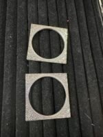 German Silver Square Kada - Pair of 2 - Image 2