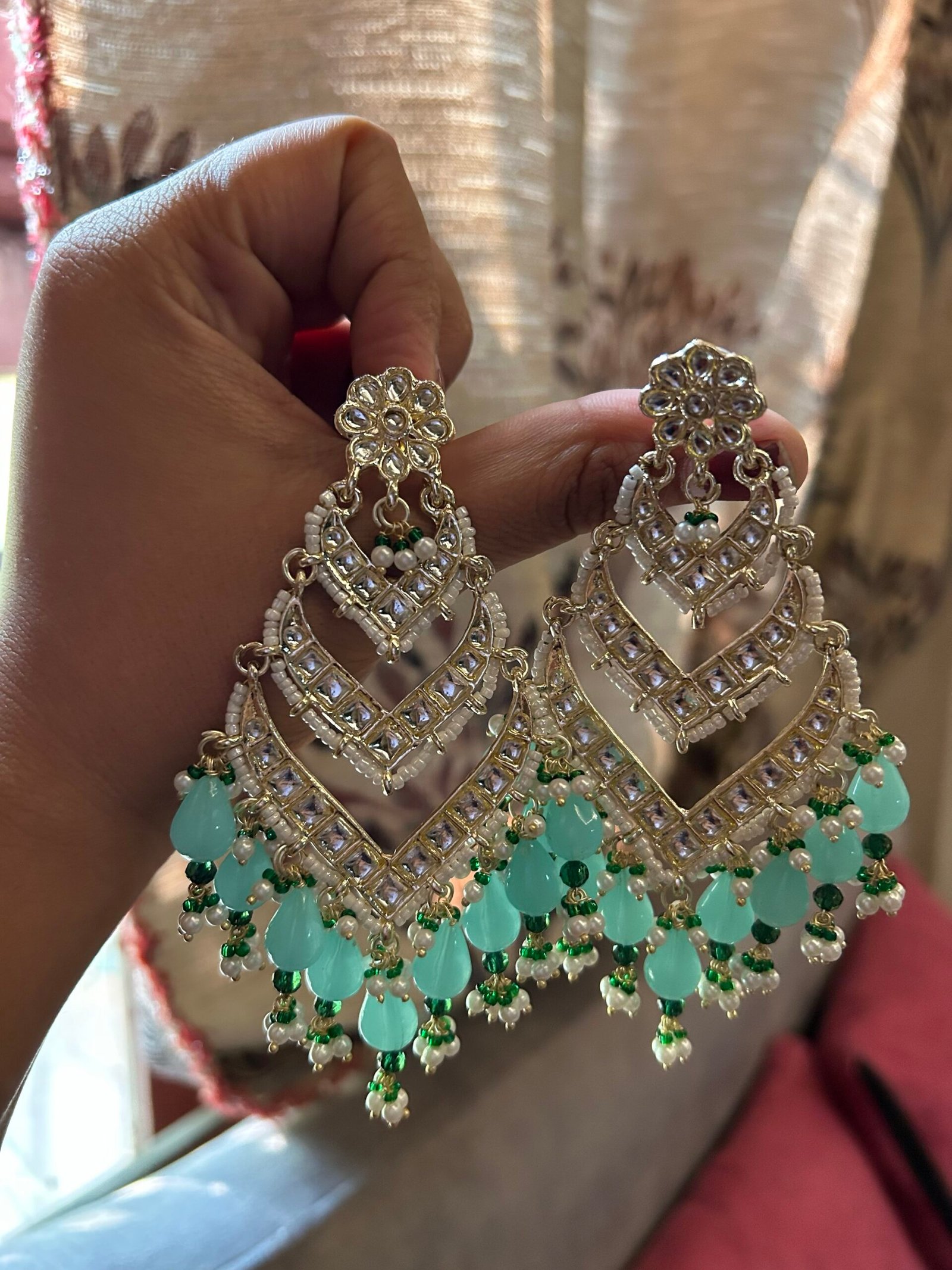 Saloni earrings - Mint