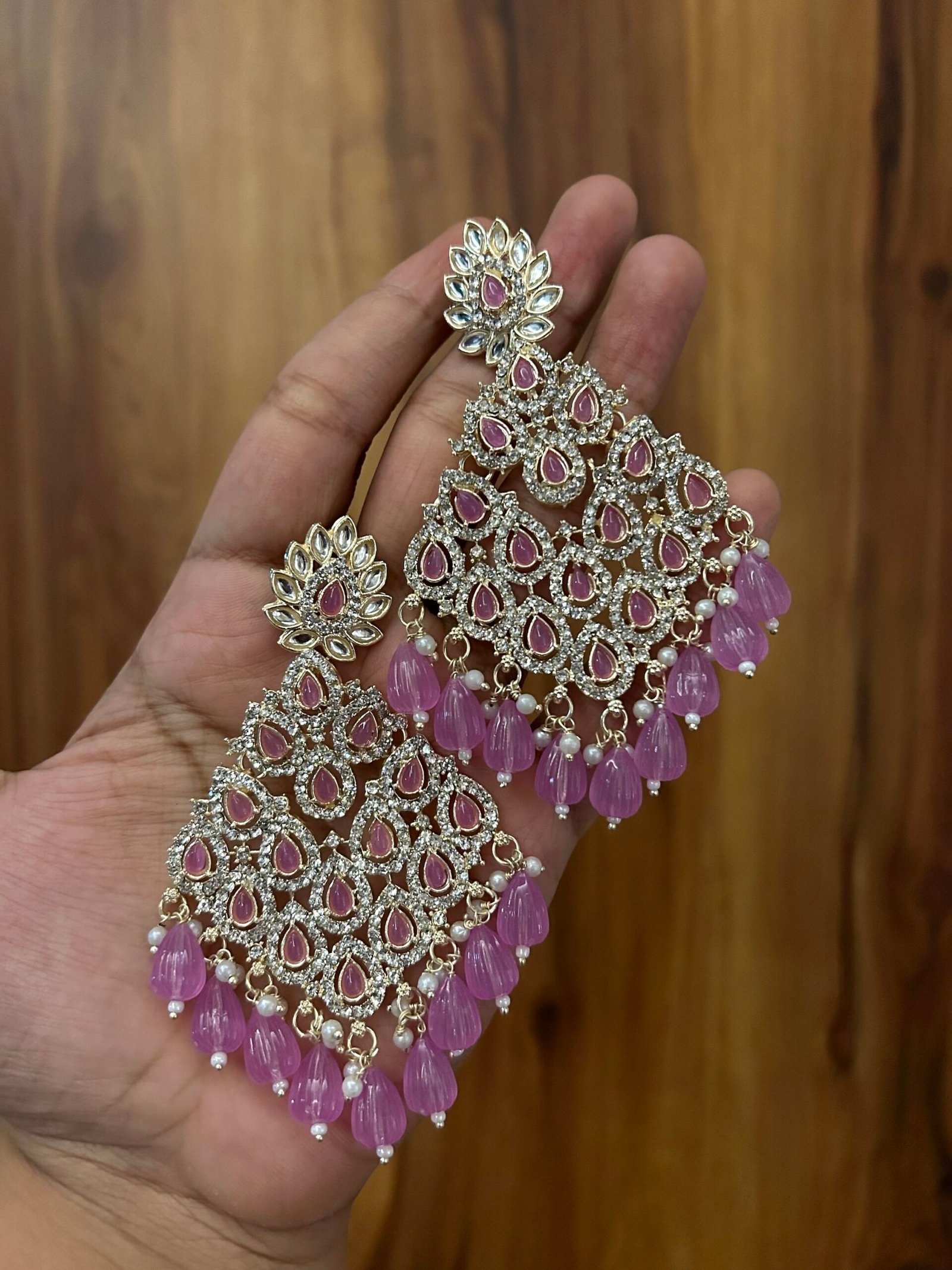 Noor earrings - Light Purple