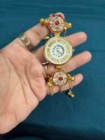Women Dial & Bracelet Style Straps Analogue Watch -W13 - Image 3