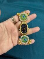 Women Dial & Bracelet Style Straps Peacock Analogue Watch -W14 - Image 4