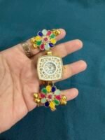 Women Dial & Bracelet Style Straps Analogue Watch -W17 - Image 3