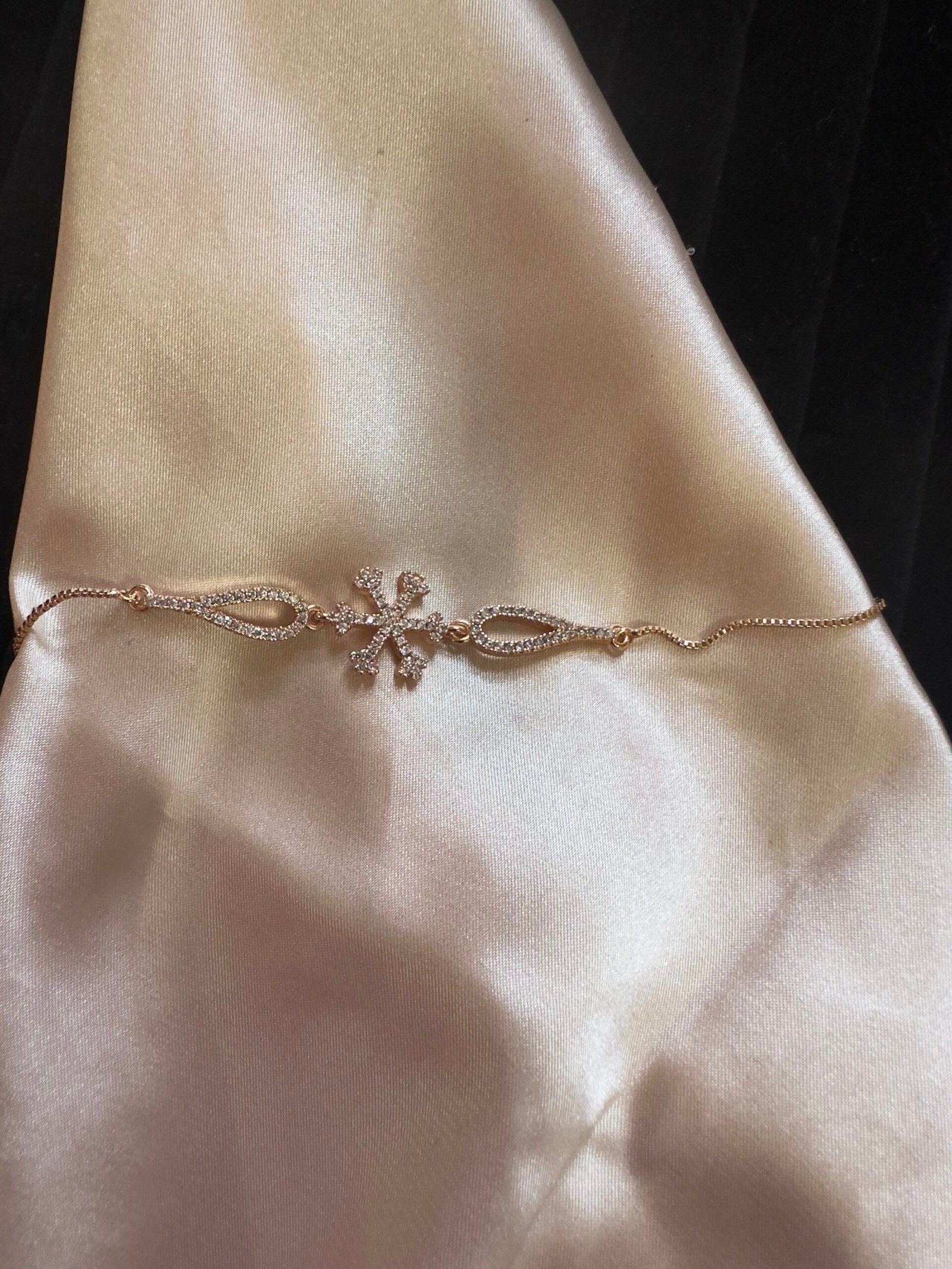AD Push Pull Bracelet - Line Flower