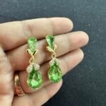 Green Earrings Small