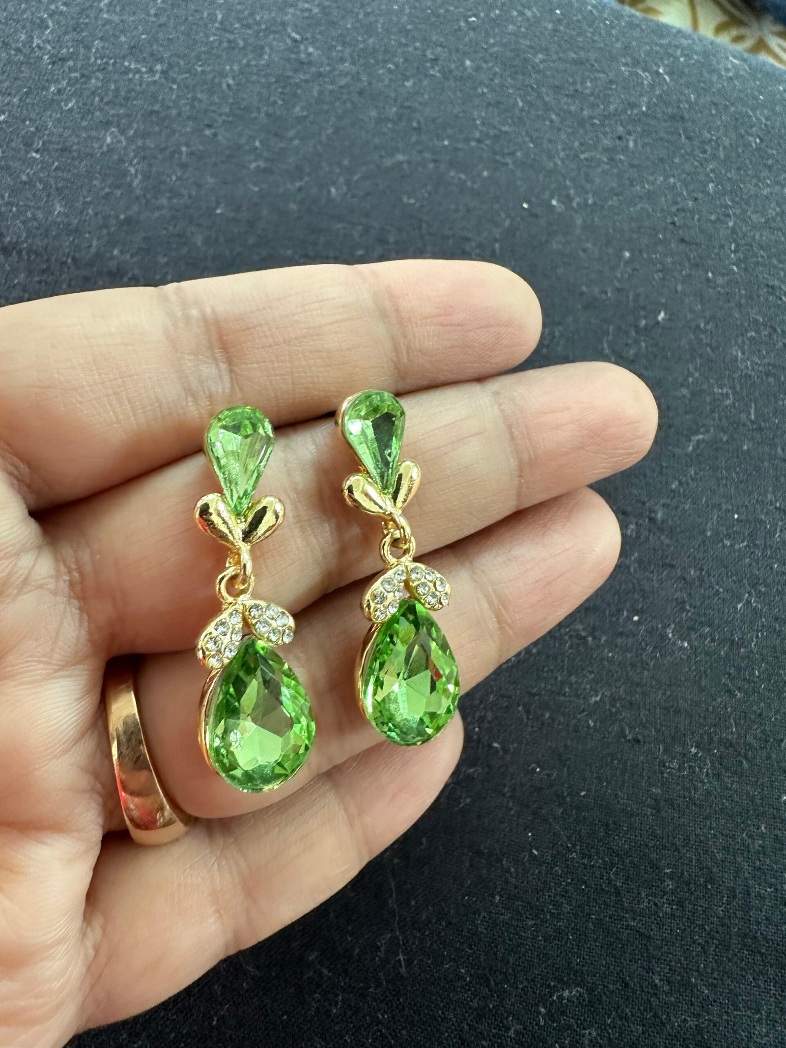 img_3787-scaled-1.jpeg Green Earrings Small - Image 1